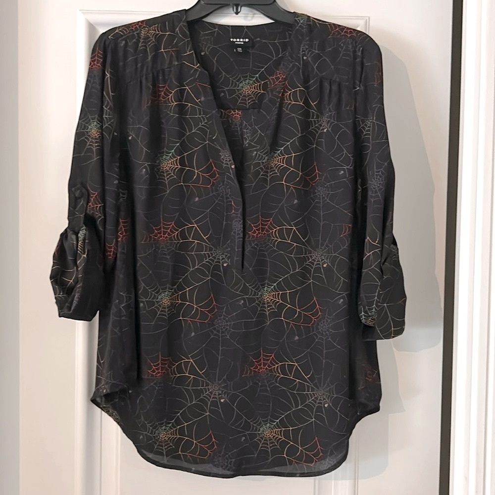 Torrid rainbow web Harper size 00 M/L 10/12